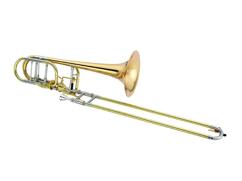 Jupiter XO Model 1240L Professional Dual Valve Bass Trombone SN WB12104 GORGEOUS 